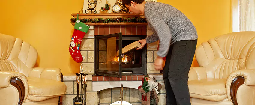 Gas to Wood-Burning Fireplace Conversion Services in Palatine, Illinois