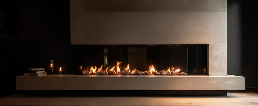 Gas Fireplace Ember Bed Design Services in Palatine, Illinois