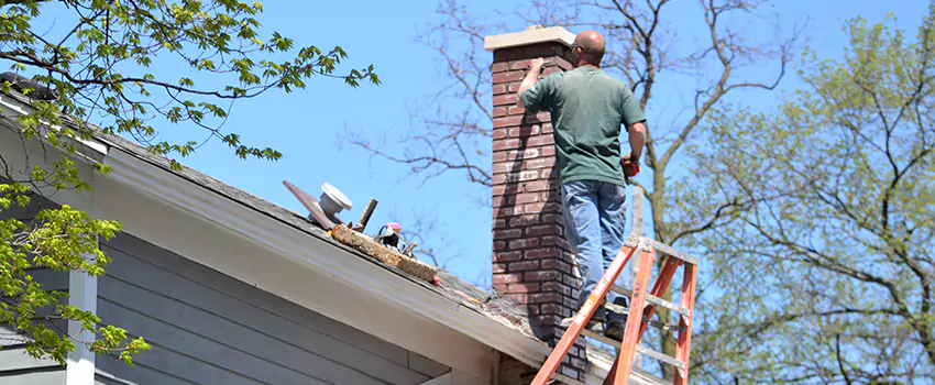 Vinyl and PVC Chimney Flashing Installation in Palatine, IL