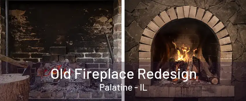 Old Fireplace Redesign Palatine - IL